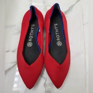Rothy’s The Point Apple Red Size 6